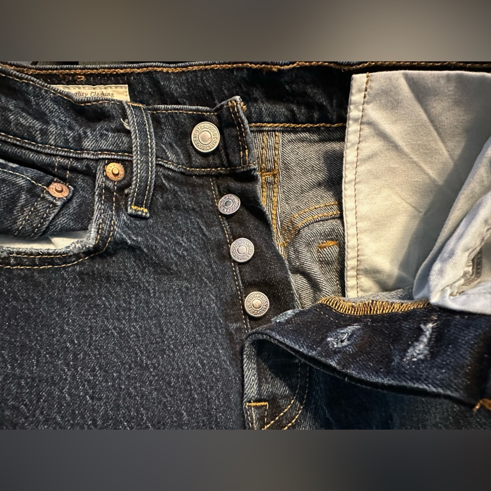 501 Skinny Distressed Jeans - Salsa Broken Stone - Picture 7 of 9